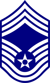Rank badge of a Chief Master Sergeant