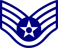 Rank badge of a Staff Sergeant