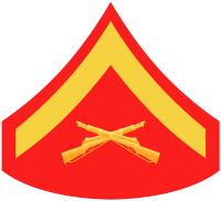 Rank badge of a Lance Corporal