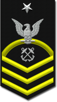 Rank badge of a Senior Chief Petty Officer