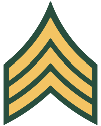 Rank badge of a Sergeant
