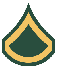 Army Private First Class - Military Ranks