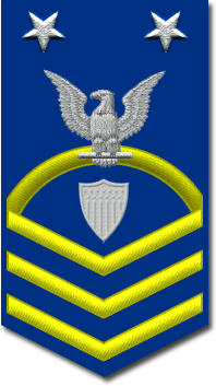 Rank badge of a Command Master Chief Petty Officer