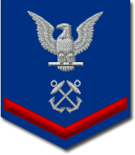 Rank badge of a Petty Officer Third Class