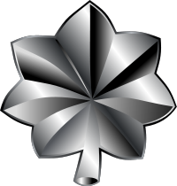 Rank badge of a Lieutenant Colonel