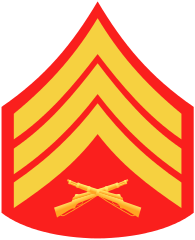 Rank badge of a Sergeant