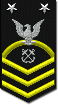 Rank badge of a Master Chief Petty Officer